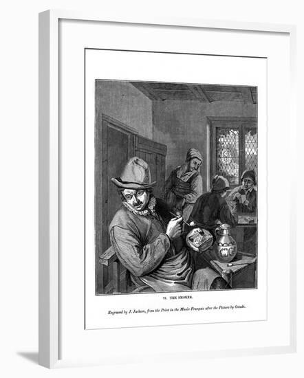 The Smoker, C1630-1680-J Jackson-Framed Giclee Print