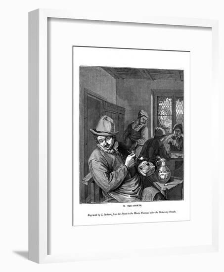 The Smoker, C1630-1680-J Jackson-Framed Premium Giclee Print