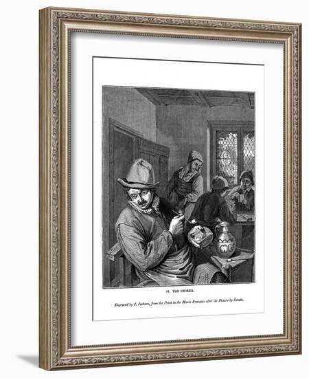 The Smoker, C1630-1680-J Jackson-Framed Giclee Print