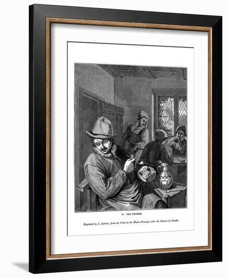 The Smoker, C1630-1680-J Jackson-Framed Giclee Print