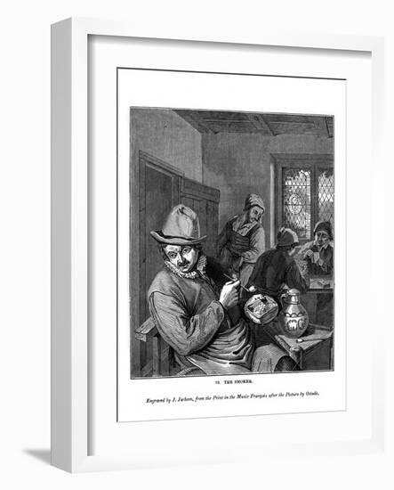 The Smoker, C1630-1680-J Jackson-Framed Giclee Print