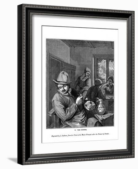 The Smoker, C1630-1680-J Jackson-Framed Giclee Print