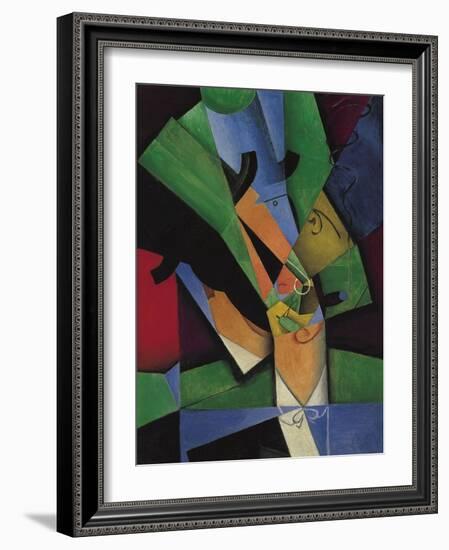 The Smoker (Frank Havilan), 1913-Juan Gris-Framed Giclee Print