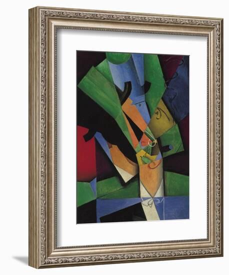 The Smoker (Frank Havilan), 1913-Juan Gris-Framed Giclee Print