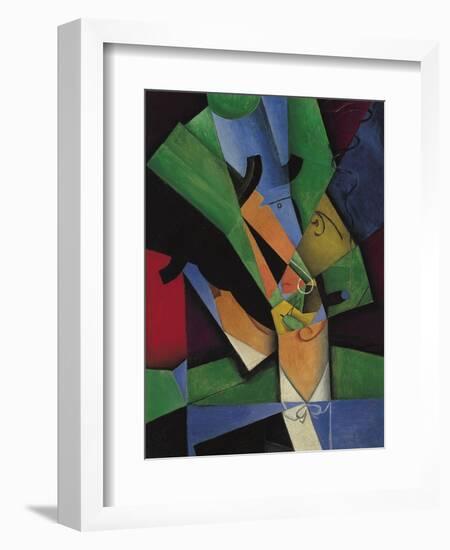 The Smoker (Frank Havilan), 1913-Juan Gris-Framed Giclee Print