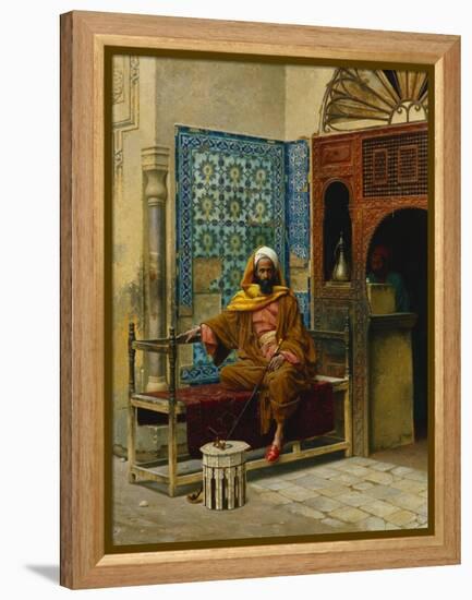 The Smoker; Le Fumeur-Ludwig Deutsch-Framed Premier Image Canvas