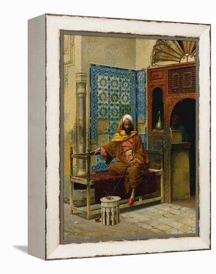 The Smoker; Le Fumeur-Ludwig Deutsch-Framed Premier Image Canvas