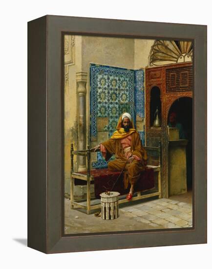 The Smoker; Le Fumeur-Ludwig Deutsch-Framed Premier Image Canvas