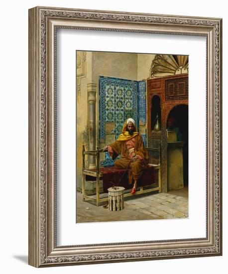 The Smoker; Le Fumeur-Ludwig Deutsch-Framed Giclee Print