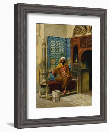 The Smoker; Le Fumeur-Ludwig Deutsch-Framed Giclee Print