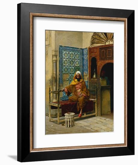 The Smoker; Le Fumeur-Ludwig Deutsch-Framed Giclee Print