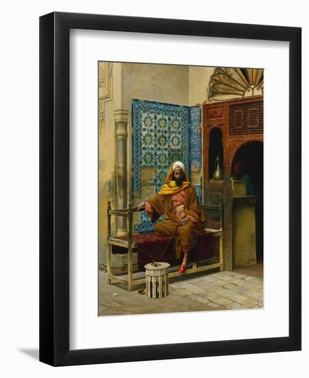 The Smoker; Le Fumeur-Ludwig Deutsch-Framed Giclee Print