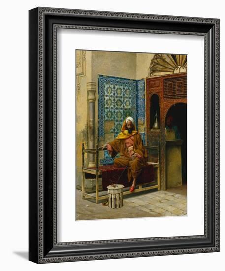 The Smoker; Le Fumeur-Ludwig Deutsch-Framed Giclee Print