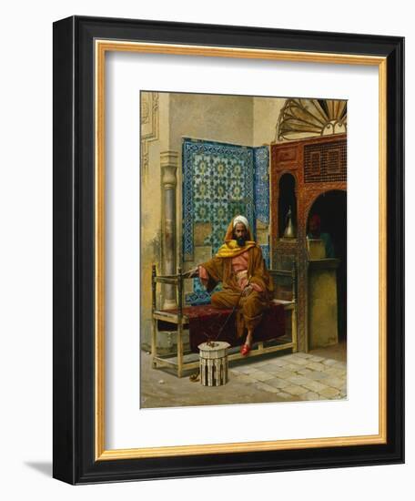 The Smoker; Le Fumeur-Ludwig Deutsch-Framed Giclee Print