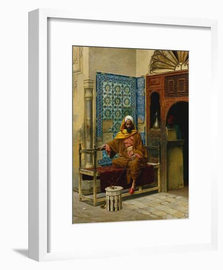 The Smoker; Le Fumeur-Ludwig Deutsch-Framed Giclee Print