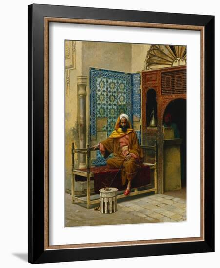 The Smoker; Le Fumeur-Ludwig Deutsch-Framed Giclee Print