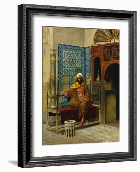 The Smoker; Le Fumeur-Ludwig Deutsch-Framed Giclee Print