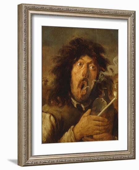 The Smoker, Undated-Joos Van Craesbeeck-Framed Giclee Print