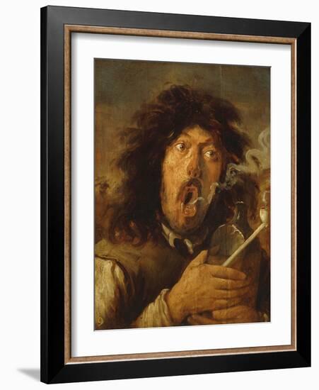 The Smoker, Undated-Joos Van Craesbeeck-Framed Giclee Print
