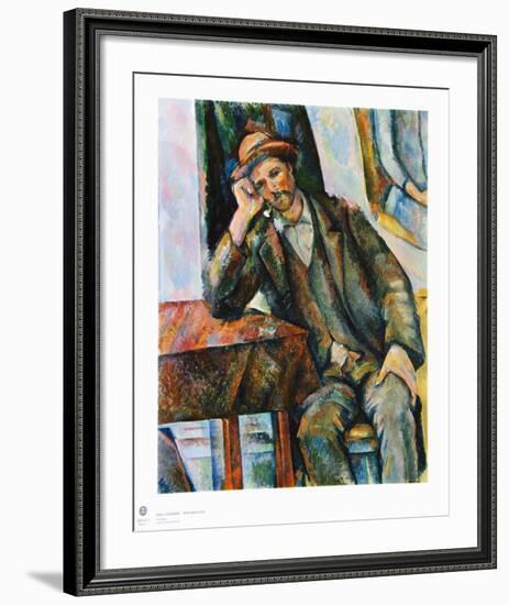 The Smoker-Paul Cézanne-Framed Collectable Print