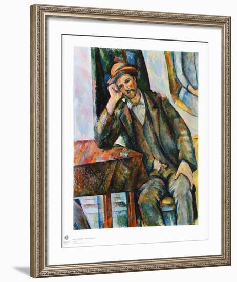 The Smoker-Paul Cézanne-Framed Collectable Print