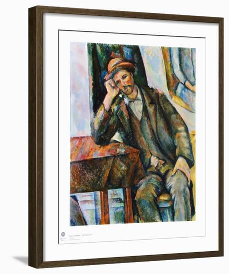 The Smoker-Paul Cézanne-Framed Collectable Print