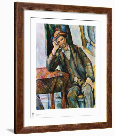 The Smoker-Paul Cézanne-Framed Collectable Print