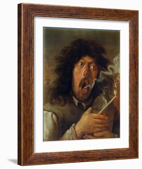 The Smoker-Adriaen Brouwer-Framed Collectable Print