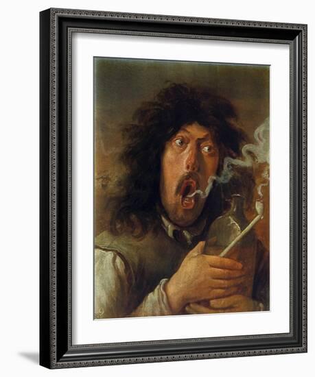 The Smoker-Adriaen Brouwer-Framed Collectable Print