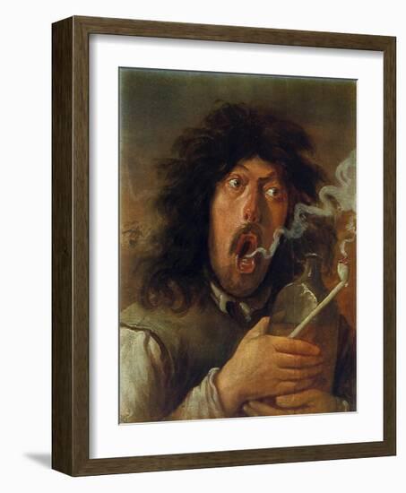 The Smoker-Adriaen Brouwer-Framed Collectable Print