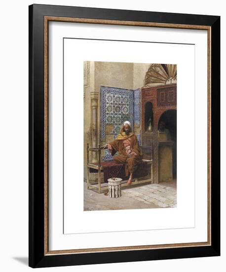 The Smoker-Ludwig Deutsch-Framed Premium Giclee Print