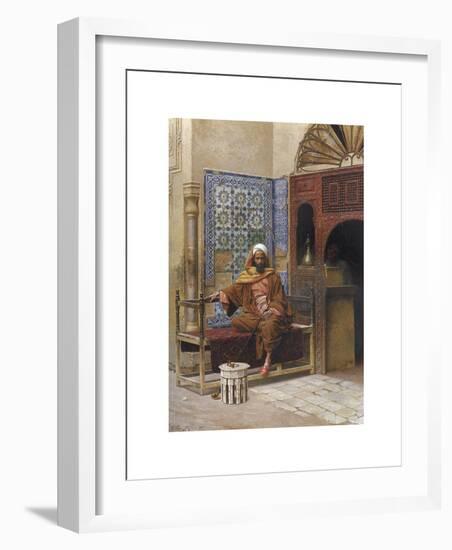 The Smoker-Ludwig Deutsch-Framed Premium Giclee Print