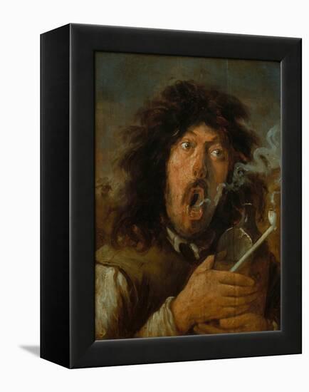 The Smoker-Joos Van Craesbeeck-Framed Premier Image Canvas