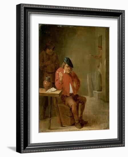 The Smoker-David Teniers the Younger-Framed Giclee Print