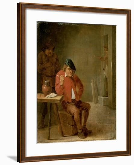 The Smoker-David Teniers the Younger-Framed Giclee Print