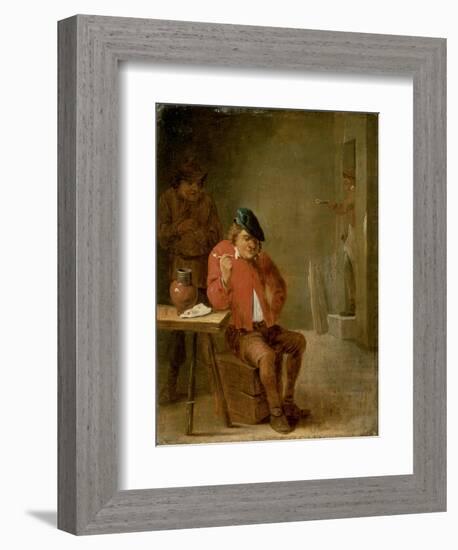 The Smoker-David Teniers the Younger-Framed Giclee Print