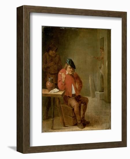 The Smoker-David Teniers the Younger-Framed Giclee Print