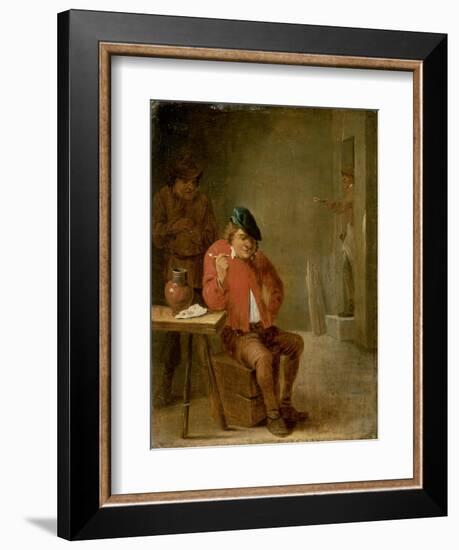 The Smoker-David Teniers the Younger-Framed Giclee Print