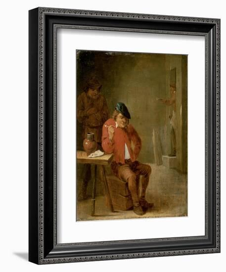 The Smoker-David Teniers the Younger-Framed Giclee Print