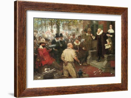 The Smokers' Rebellion (The Edict of William the Testy)-George Henry Boughton-Framed Premium Giclee Print