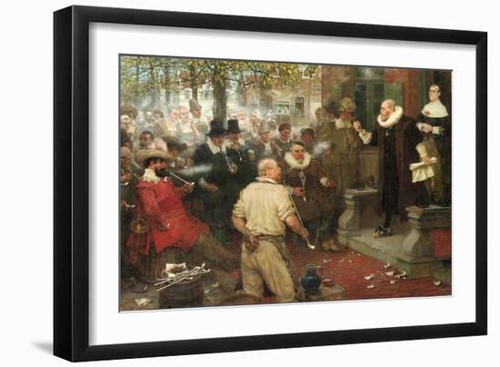 The Smokers' Rebellion (The Edict of William the Testy)-George Henry Boughton-Framed Giclee Print