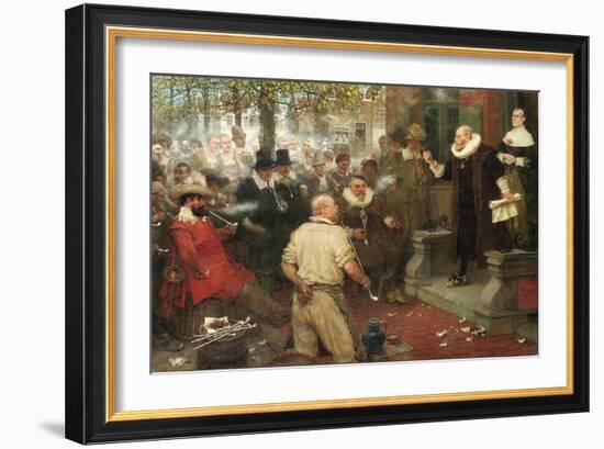 The Smokers' Rebellion (The Edict of William the Testy)-George Henry Boughton-Framed Giclee Print