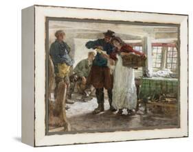 The Smugglers' News-Edgar Bundy-Framed Premier Image Canvas