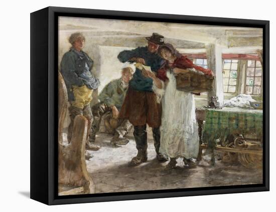 The Smugglers' News-Edgar Bundy-Framed Premier Image Canvas