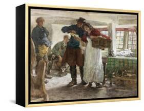 The Smugglers' News-Edgar Bundy-Framed Premier Image Canvas