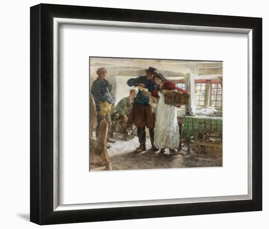 The Smugglers' News-Edgar Bundy-Framed Giclee Print