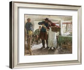 The Smugglers' News-Edgar Bundy-Framed Giclee Print