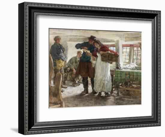 The Smugglers' News-Edgar Bundy-Framed Giclee Print