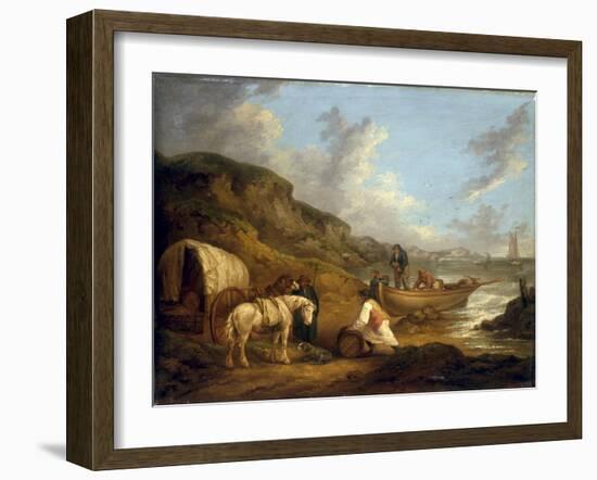 The Smugglers-George Morland-Framed Giclee Print