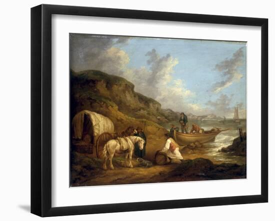 The Smugglers-George Morland-Framed Giclee Print